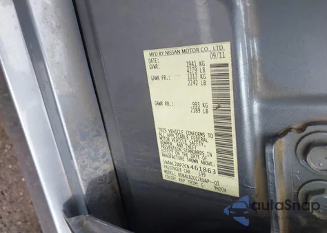 2012 Nissan Altima 2.5 S from USA, damaged, VIN 1N4AL2AP2CN461863